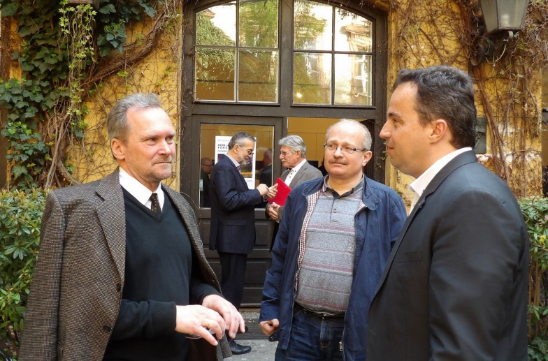 Salamin Ferenc, Csanády Pál és Kolossa József főosztály vezető